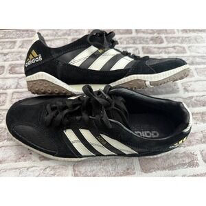 Adidas Y2K Nova Black White Indoor Soccer Shoes Sneakers 1998 Size 9 Mens